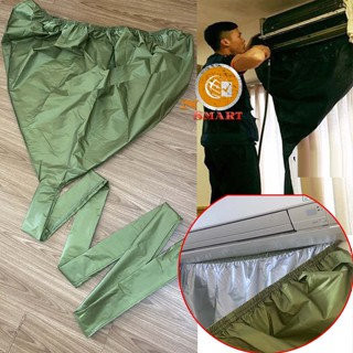 Túi vệ sinh điều hòa - vải dù cao cấp dài 3 mét miệng rộng 1.7m - Áo bạt trùm rửa vệ sinh máy lạnh
