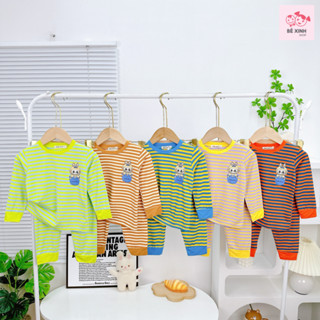 Bộ Quần Áo Labubu Dài Tay Cho Bé Trai Bé Gái Set Đồ Thu Đông Tay Dài Cho Bé Trai Gái Thun Lạnh 8-25kg DÀI TAY LABUBU