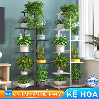 Bali Kệ Hoa Kệ Trang Trí Đa Năng 8 Tầng21x41x141cm Kệ Hoa Cây Cảnh Kệ Hoa Ban Công Ngoài Trời Sân Vườn Ban Công Kệ Hoa
