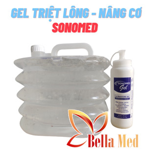 gel triệt lông Sonomed, gel nâng cơ trong suốt chất gel lỏng mịn, hàng nhập khẩu malaysia 5 lít