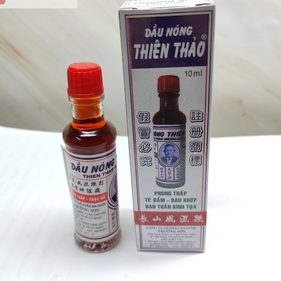 Dầu Nóng Thiên Thảo Lọ 10ml