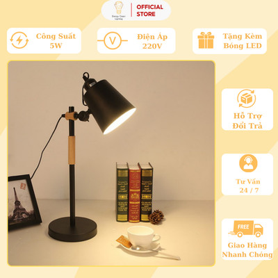 Đèn Bàn Energy Green Lighting Làm Việc , Đọc Sách Decor Góc Làm Việc DB-3040 - Tặng kèm bóng LED