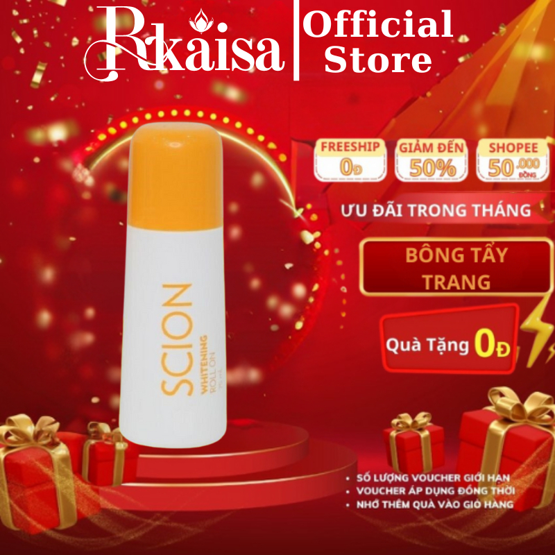 Lăn khử mùi Scion Nuskin 75ml ngăn mùi hôi nách không làm ố quần áo