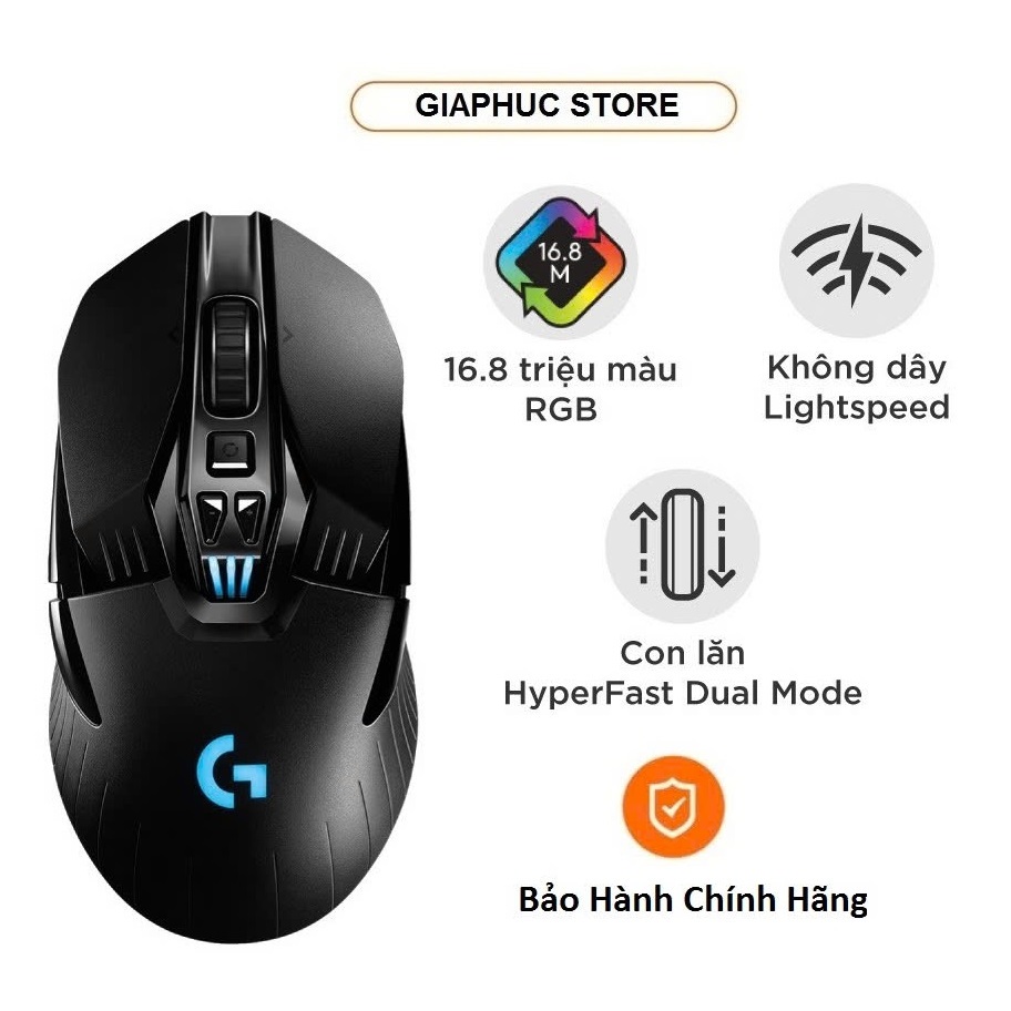 Chuột Gaming không dây Logitech G903 Hero Lightspeed