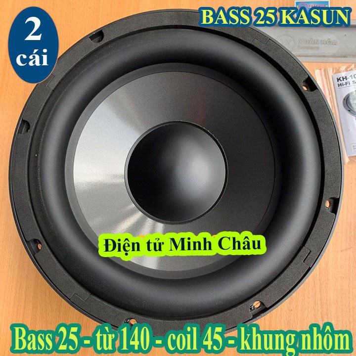 CẶP LOA BASS SUB 25 KASUN CHÍNH HÃNG HỒNG KÔNG CAO CẤP - GIÁ 2 LOA