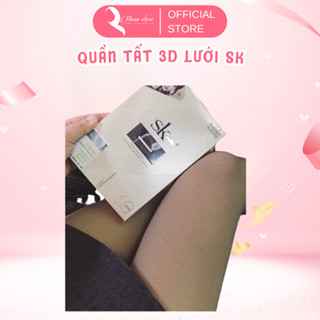 Quần tất nữ 3D SK giả lưới đánh lừa thị cao cấp giác chống xước QT16