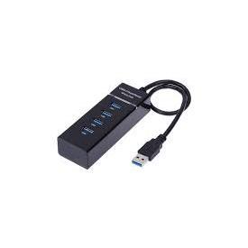 Bộ chia cổng Usb 4 cổng 3.0 hub 7 cổng usb cho máy tính laptop ổ cắm điện có đèn led tiện dụng