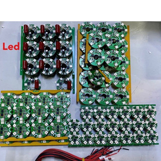 Mạch led thay cho đèn pha lê, bo mạch led, hũ mạch led