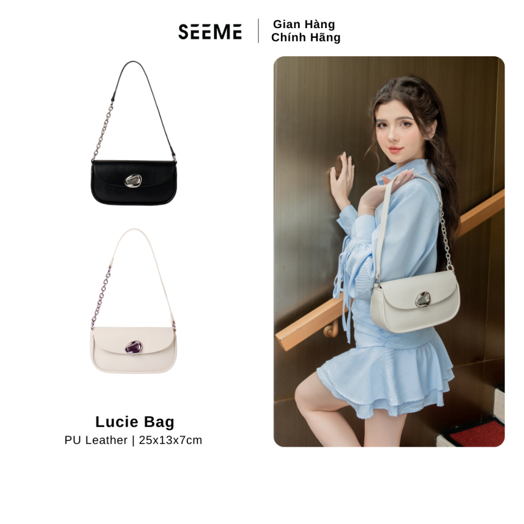 Túi kẹp nách đeo chéo nữ cao cấp SEEME Lucie Bag
