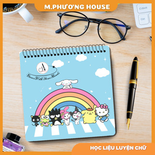 Sổ VUÔNG A4 cute luyện chữ 100trang