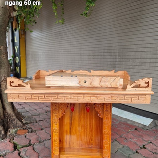   Hàng Bán Chạy  Bàn thờ treo tường gỗ xoan ngang 60 cm đế  gồm 1 bộ ke rất đẹp mẫu mới 