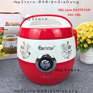 Nồi cơm điện cao cấp Eaststar chuẩn xịn sò , Nồi điện mini 3 dung tích dáng quả táo nấu cơm ngon nhanh chóng Huy Store