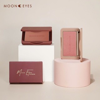 MOON EYES Phấn Má Hồng Dạng Bột Mooneyes Romantic Collector Ins Blush Matte Mịn Tạo Khối Trang Điểm Tự Nhiên Lâu Trôi