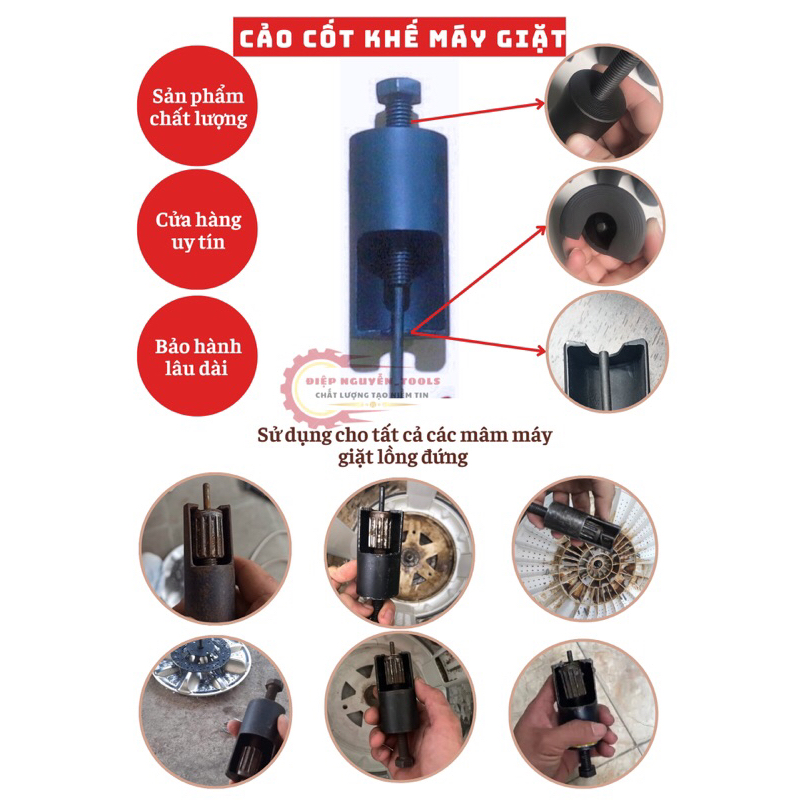Cảo cốt mâm máy giặt