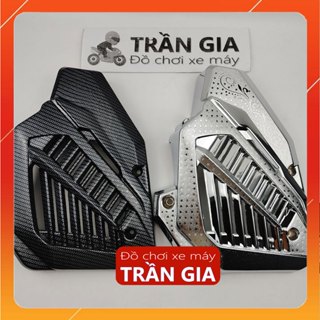 Ốp che két nước xe AB airblade 125 150 năm 2020-2021 nửa đầu 2022 che quạt gió air blade xi crom cacbon - phụ kiện