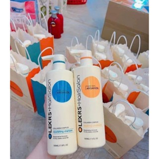 Cặp Dầu Gội Xả Olexrs Hair Salon 960ml Cho Tóc Khô Xơ Hư Tổn Tóc Gàu Ngăn Rụng Tóc mượt tóc cao cấp