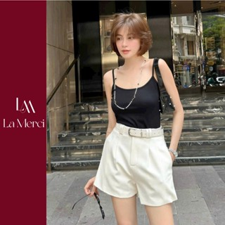  LA MERCI  KHÔNG KÈM THẮT LƯNG  Quần short cotton cao cấp có lót trong  Giao hoả tốc  QU07 
