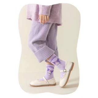 Set 5 đôi tất tím cao cấp bé gái am