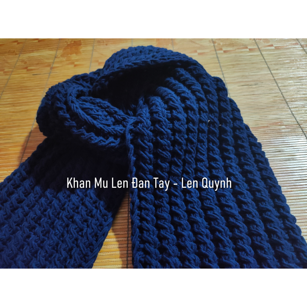 Khăn len đan tay