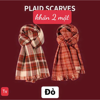  Khăn Choàng Dạ Kẻ Caro Khăn Quàng Cổ 2 Mặt Kẻ Caro Siêu Xinh 