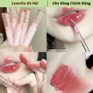 Son bóng CAPPUVINI gấu hồng tone bóng đỏ trầm nhiều màu sắc Chính hãng