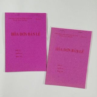 Hóa Đơn Bán Lẻ 1 Liên (1 quyển)