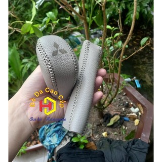 Bọc cần số + Phanh tay Xe Mitsubishi xpander số tự động (AT) bằng da thật