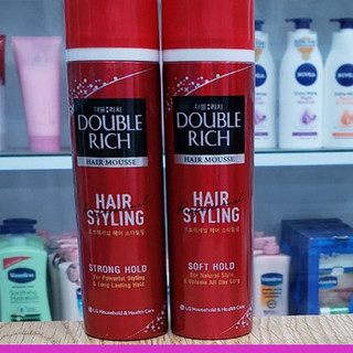 Mousse tạo kiểu double rich hair mousse 150ml