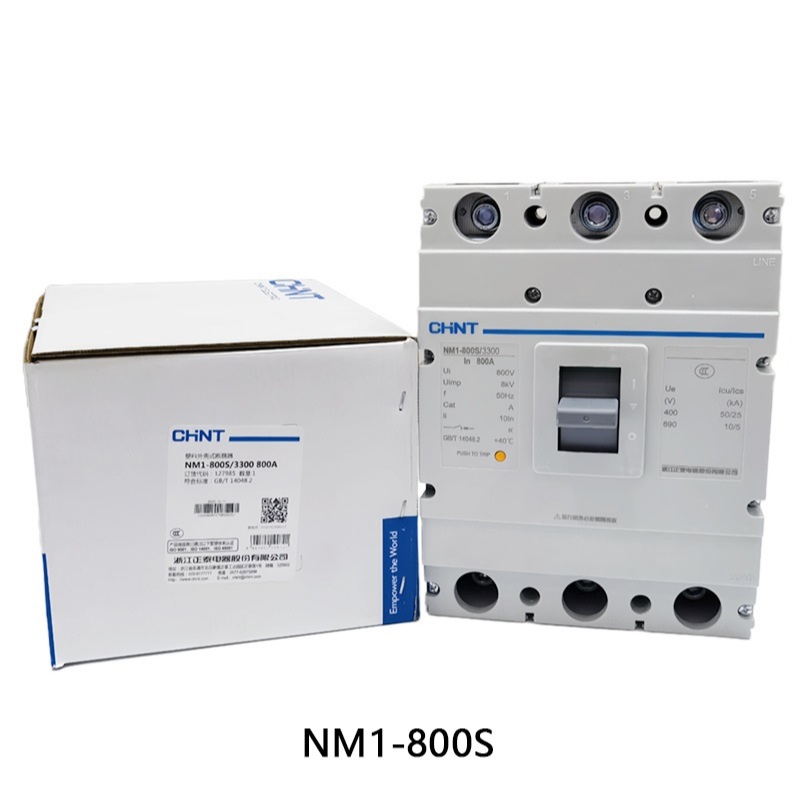 Aptomat khối CHINT MCCB 3P 160A, 200A, 250A, 315A, 400A, 630A, 800A NM1-250S/3300, NM1-400S/3300