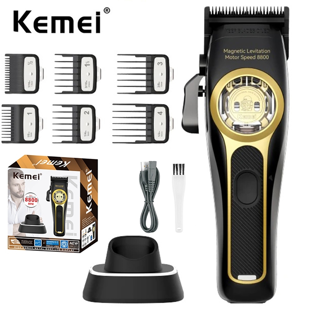 KEMEI 2273 Tông đơ 2373 Động Cơ Từ Tính Tốc Độ Cao 8800RPM (8800 vòng/phút)
