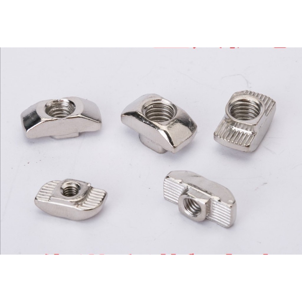 Ốc T Nut nhôm định hình 2020 /3030 / 4040 (con trượt T / tán trượt xoay cho nhôm định hình) cao cấp