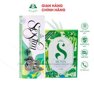Kẹo Giảm Cân SoSlim, SoSlim Plus Chính Hãng MERRY STORE Rong Nho Nấm Linh Chi Giảm Cân Hiệu Quả, Đánh Bay Mỡ Toàn Thân