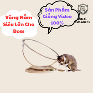 Võng Nằm Siêu To Cho Chó Mèo, Võng Nằm Khổng Lồ Không Gian Rộng Lớn Cho Boss