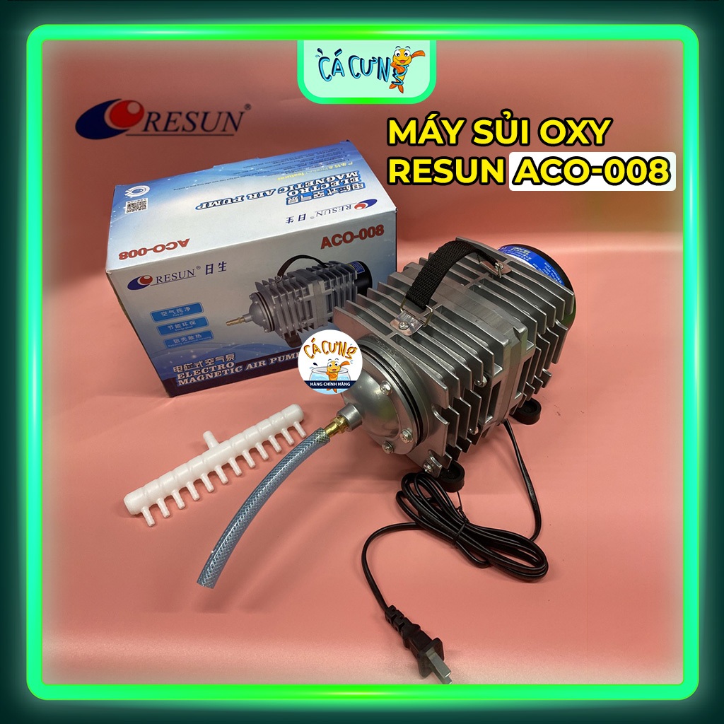 Máy Sủi Oxy RESUN ACO-008 | Máy Thổi Oxy Resun ACO008 - Hàng Công Ty