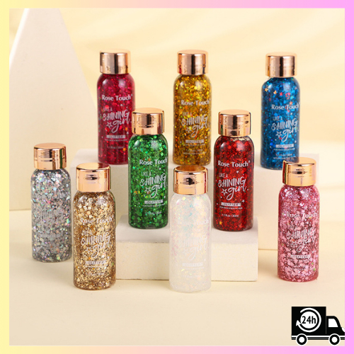  Gel Kim Tuyến Vảy Cá Makeup Trang Điểm Body Mắt Môi Tốc Lấp Lánh Phấn Sân Khấu Kim Sa Nhũ Bắt Sáng 