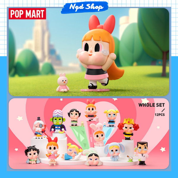 (Hàng Có Sẵn) Mô Hình Blindbox CRYBABY × Powerpuff Girls Nguyên Seal Full box