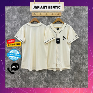 Áo Jersey NEW ERA Bóng Chày LA Kem Auth | Jan.Authentic