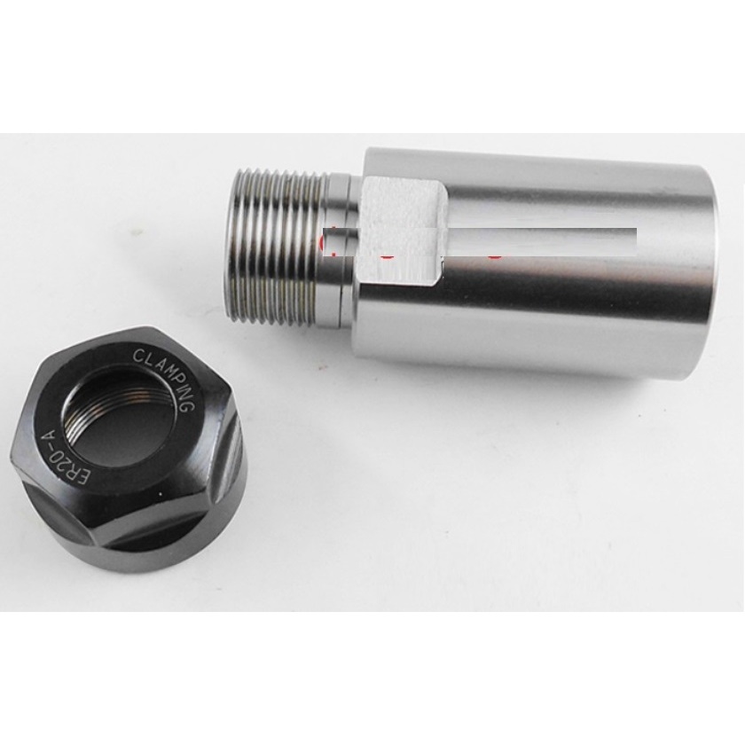 Đầu kẹp mũi phay CNC ER20 (kèm 1 colet tự chọn) / Đầu giữ khoan ER20 gắn động cơ nhiều lỗ trục cao c