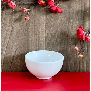 Bát cơm tô cơm Bát Tràng men trắng