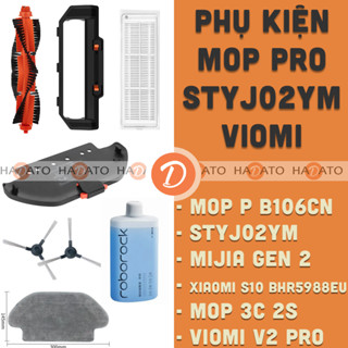 Phụ kiện robot MIJIA MOP P MOP PRO S10 S20+ B106GL B106CN Mijia Gen 2 STYJ02YM Viomi V2 PRO Mop 3C [B2] ####