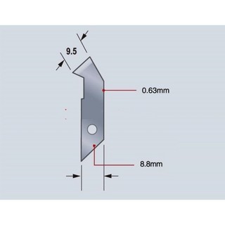 Dao cắt mica Kiểu 1 cao cấp