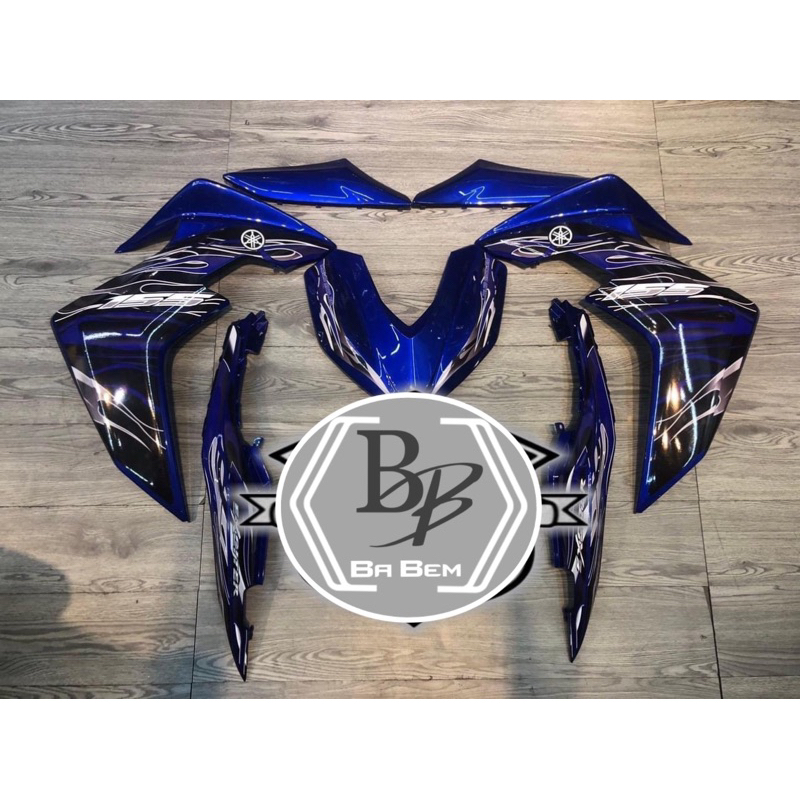 Dàn áo exciter 155 xanh gp tặng bộ tem dán sẵn