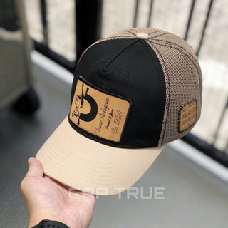 Nón kết lưỡi trai - mũ kaki ông địa True Religion phối lưới đậm chất thời trang nam