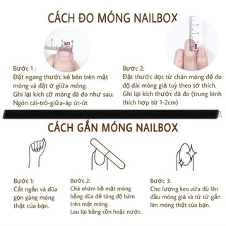 NAILBOX/ Móng up tráng gương y2k
