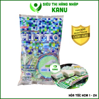[Gói 100 viên] Kẹo mềm bạc hà Hitto Thái Lan 280g, đồ ăn vặt ngon rẻ