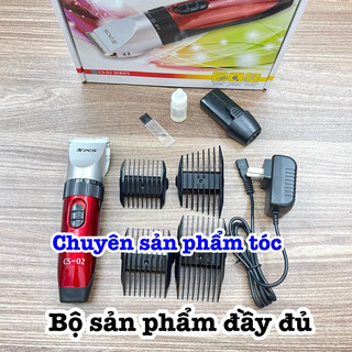 ✅PCS Tông đơ cắt tóc CS02 - Tông đơ gia đình 2 pin 4V 800mAh,đèn LED,lưỡi điều chỉnh 0.8-2mm, thời gian sử dụng 120phút