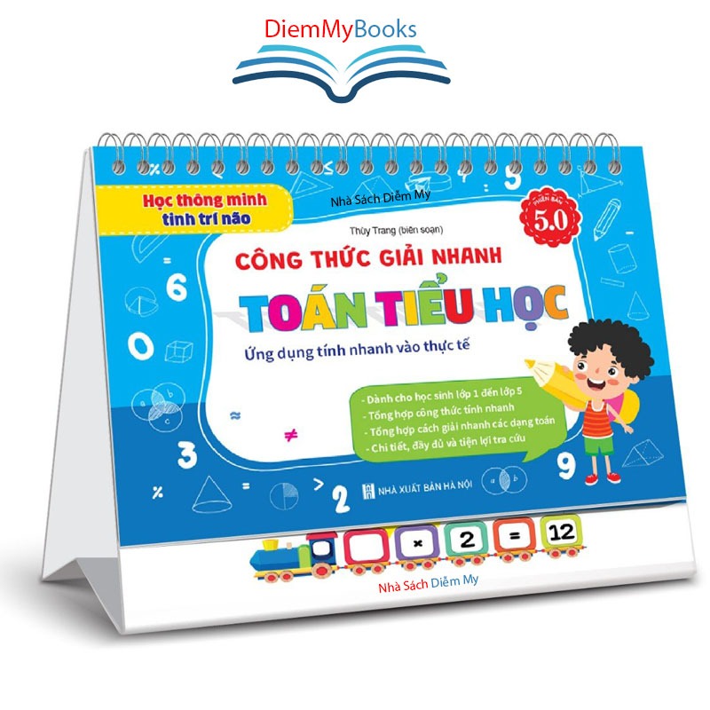Sách - Bộ Lịch Công Thức Giải Nhanh Toán Và Tổng Hợp Kiến Thức Tiếng Anh Tiểu Học(Phiên bản 5.0)