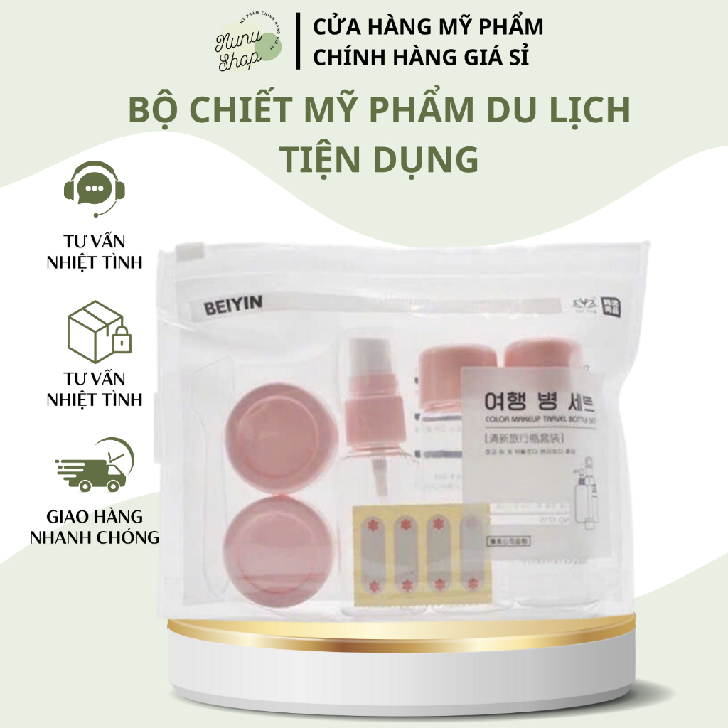 BỘ CHIẾT MỸ PHẨM MINI 7 Món