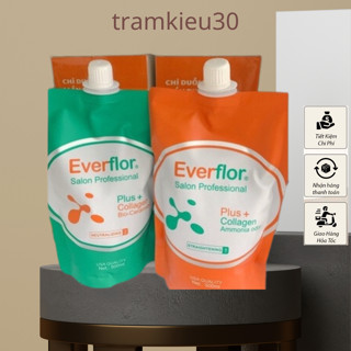 Kem dập duỗi tóc Everflor 500ml (số 1+2)