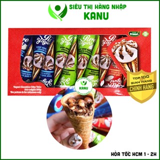 Bánh ốc quế nhân socola Risen Mỹ 300g, sô cô la, chocolate, đồ ăn vặt Sài Gòn ngon rẻ